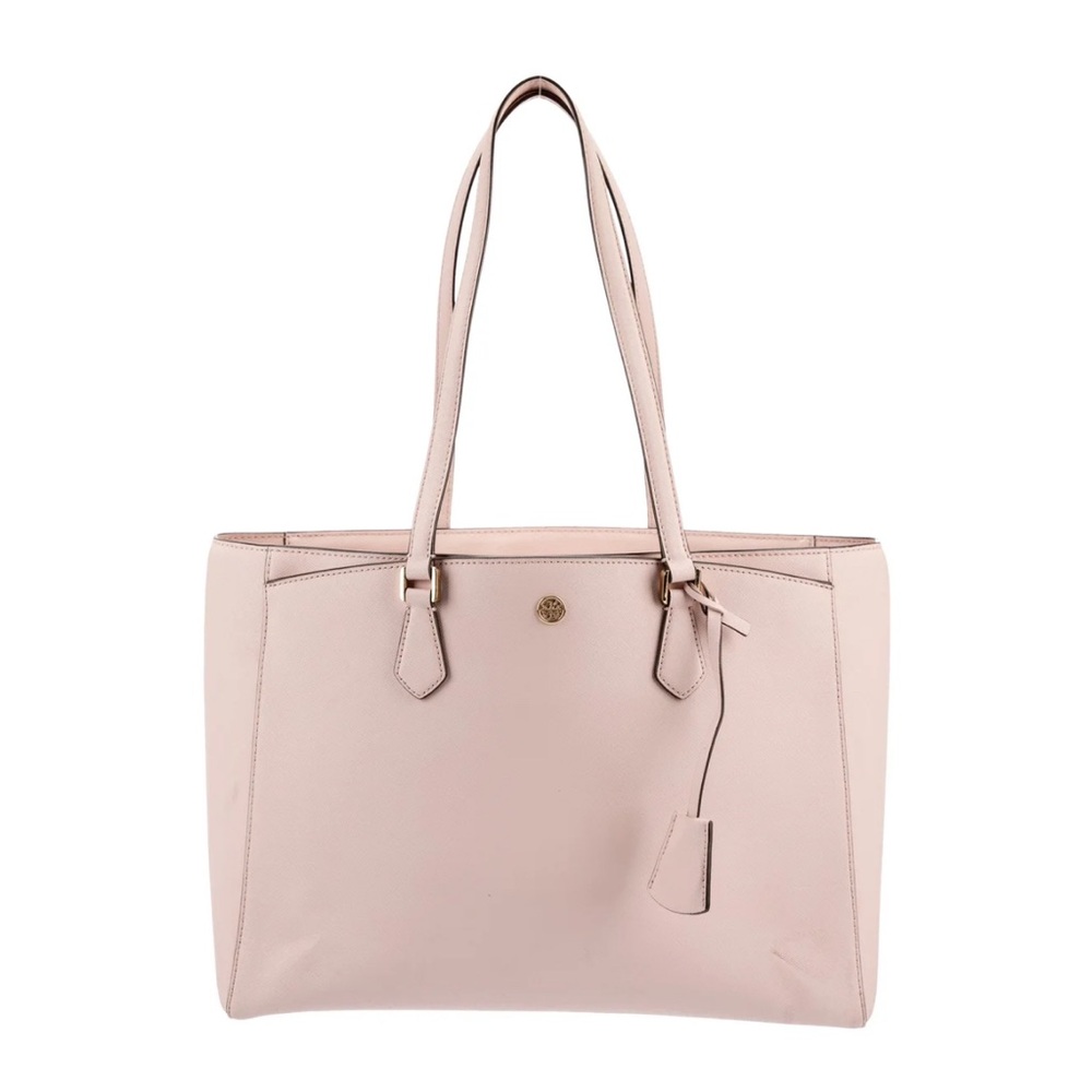 Tory Burch Saffiano Pink Leather Shoulder Bag